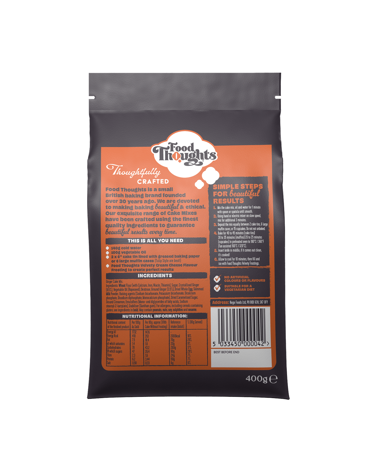 Ginger Cake Mix