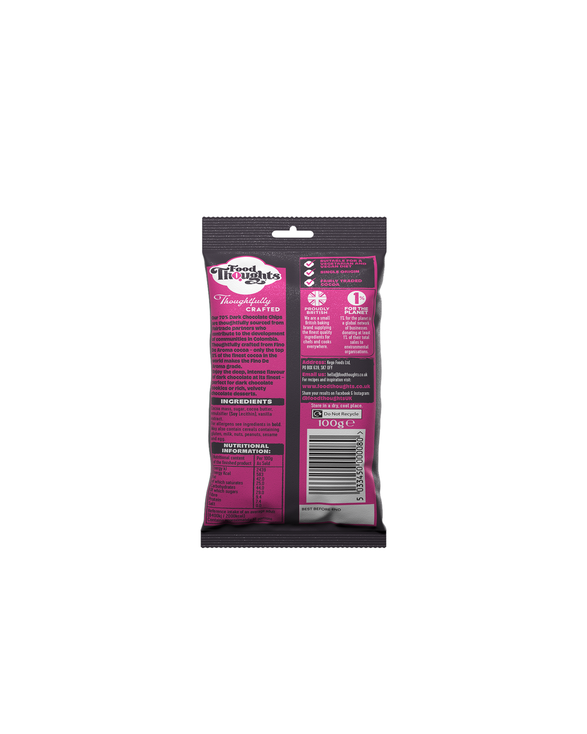 70% Dark Chocolate Chips